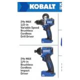 Kobalt 24v 2 Tool Combo Kit 1/2" Drill Driver,