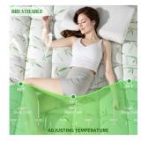 Bamboo Mattress Topper Twin XL, Cooling Mattress