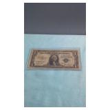 1935D  $1 Blue Seal Silver Certificate in Plastic