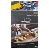 New 19 Pc Amorston Knife Block Set With