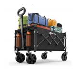 New Folding Wagon Cart with Wheels, 220lbs