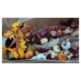 New Large Box of Artificial Fall Decorative