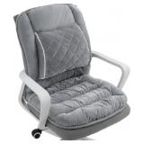 Office Chair Cushion Soft Seat Pad with Backrest
