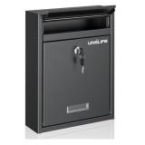 New Wall Mount Mailbox for Outside, Locking Mail