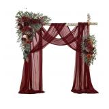 New Wedding Arch Flowers with Drapes Kit (Pack of