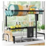 New Over The Sink Dish Drying Rack - Adjustable 2