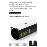 Heavy-Duty U+O Ring Universal Garage Door Bottom