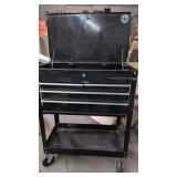 4 Drawer U.S. General Rolling Toolbox.   Has Top