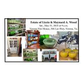 Estate Auction of Lizzie & Maynard A. Wood