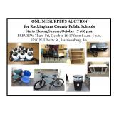 Online Surplus Auction for Rockingham County Public Schools
