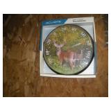 Deer Wall Thermometer - 12 inch diameter