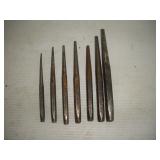 Snap-On Punch Set  5 - 7 inches long