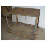 Heavy Duty Welding Table on Casters   Top -
