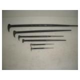Snap-On Mechanics Pry Bar Set 6 - 20 inch