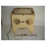 Cyclone Miniature Lighted Sandblasting Cabinet
