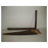 Hand Saw & Framing Square
