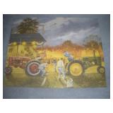 Tractor Pull Metal Sign   15x12 inches