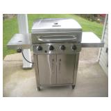 Char-Broil 4 Burner Propane Grill w/Side Burner