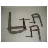 (3) Bar Clamps  4 & 6 inch