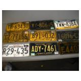 Vintage License Plates