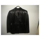 Valerie Womens Leather Coat  size small