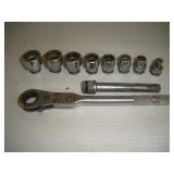 Snap-On Pass Threw Socket Set  3/8 - 3/4