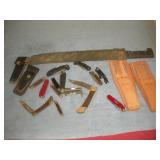 Assorted Knives & Sheaths