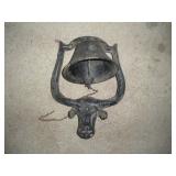 Cast Iron Dinner Time Bell  12 inches tall