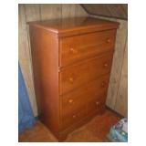 Maple Chest of Drawers  30x18x46 inches