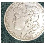 1888  US Morgan Silver Dollar