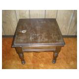 Wood Table  21x21x16 inches