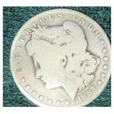 1887  US Morgan Silver Dollar