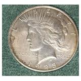 1923 US Liberty Peace Silver Dollar