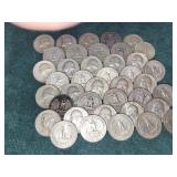 (40) US Pre 1964 Silver Washington Quarters