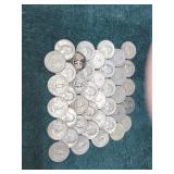 (40) US Pre 1964 Silver Washington Quarters