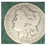 1900  US Morgan Silver Dollar
