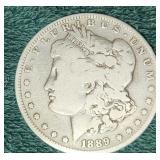 1889  US Morgan Silver Dollar