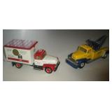 (2) ERTYL  Die Cast Trucks  1/34 scale