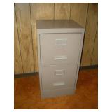 Two Drawer Filing Cabinet  15x14x30 inches