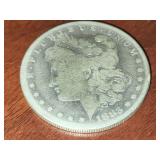 1883  US Morgan Silver Dollar