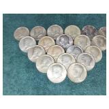 (20) US 1964 Kennedy Silver Half Dollars