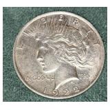 1922 US Liberty Peace Silver Dollar