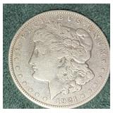 1921  US Morgan Silver Dollar