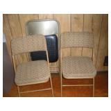 (3) Folding Chairs