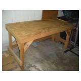 Wooden Work Bench  60x28x30 inches