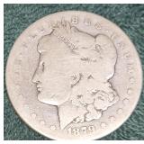 1879  US Morgan Silver Dollar
