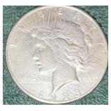 1923 US Liberty Peace Silver Dollar
