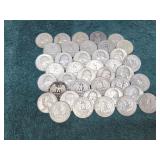 (40) US Pre 1964 Silver Washington Quarters