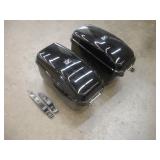 HD HARDSHELL SADDLE BAGS W/ BRACKETS