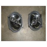 HD ROCKFORD FOSGATE 5X7 SADDLE BAG SPEAKERS W/